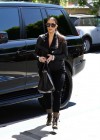 Kim Kardashian in black Beverly Hills
